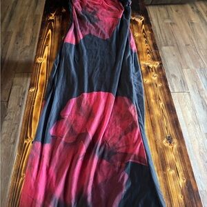 Windsor Red and Black Maxi Dress